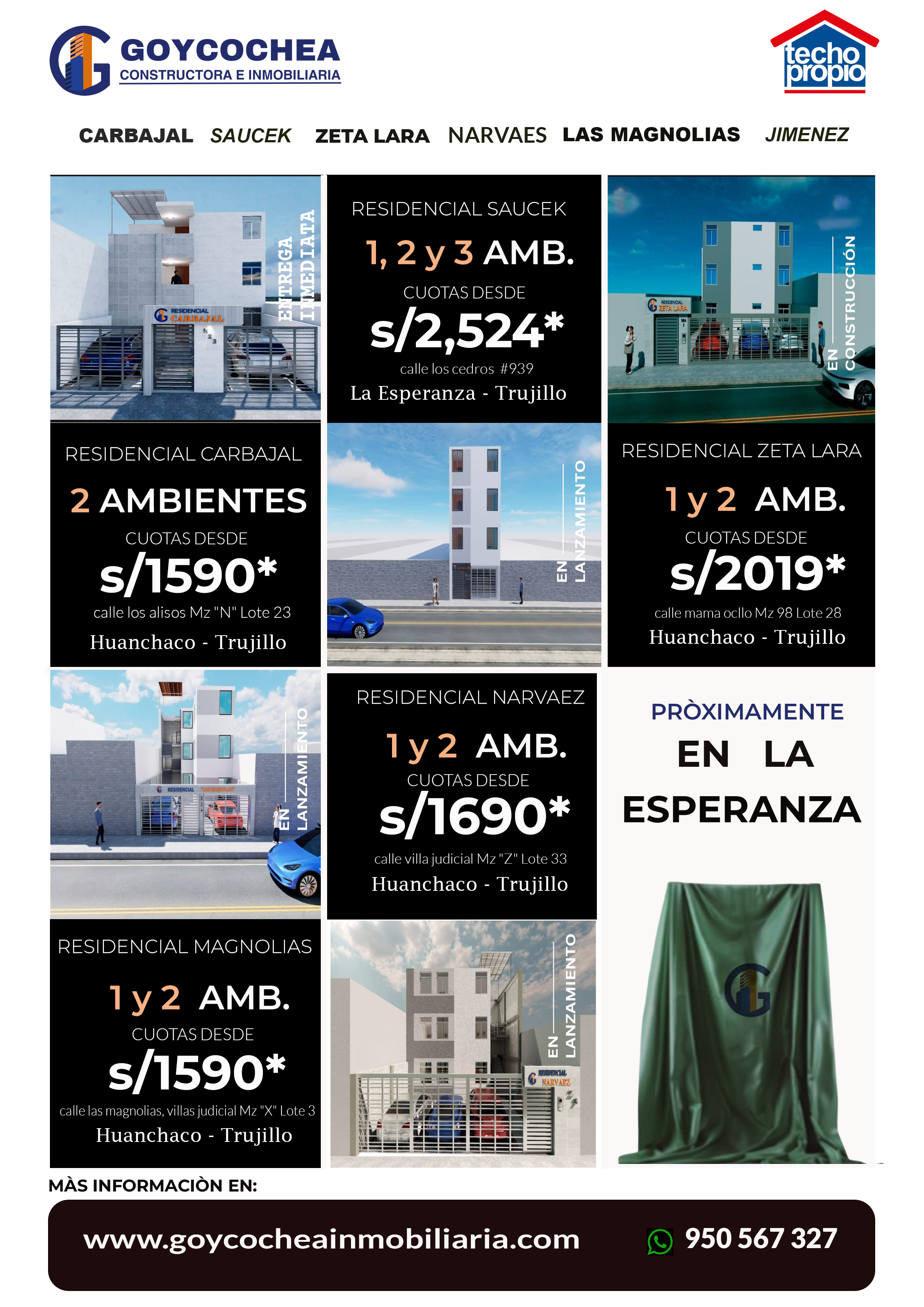 Promoción Proyectos Goycochea